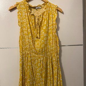 Collective Concepts Yellow Sleeveless Dress